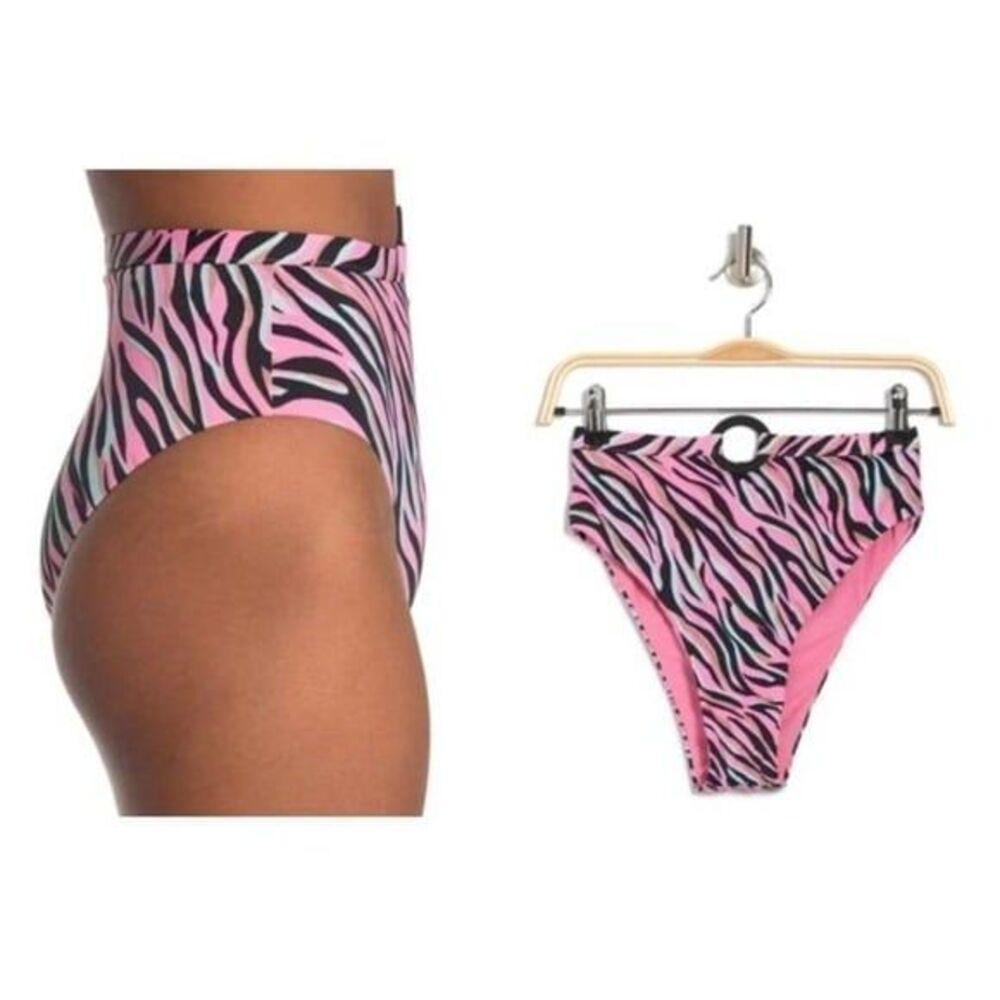 THE BIKINI LAB Wild Child High Waist Bikini Bottoms